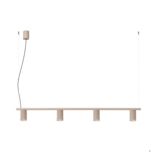 Sollux Lighting Żyrandol KARBON 4 taupe