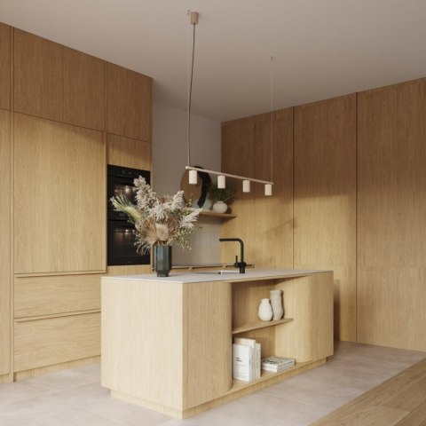 Sollux Lighting Żyrandol KARBON 4 taupe