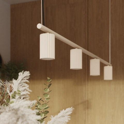 Sollux Lighting Żyrandol KARBON 4 taupe