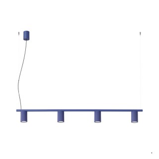 Sollux Lighting Żyrandol KARBON 4 ultramaryna