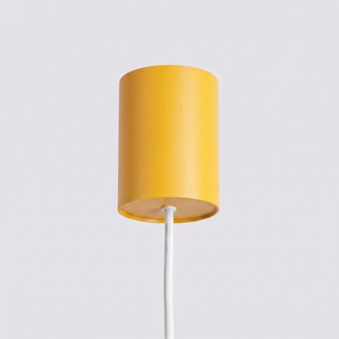 Sollux Lighting Żyrandol KARBON 4 żółta