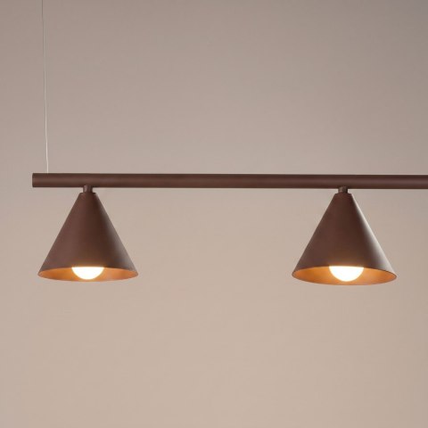 Sollux Lighting Żyrandol NOX 4L brązowa
