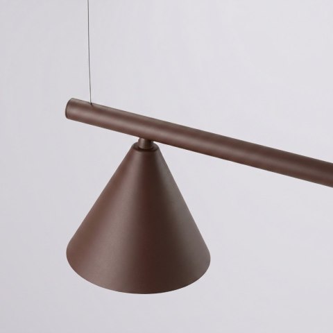 Sollux Lighting Żyrandol NOX 4L brązowa