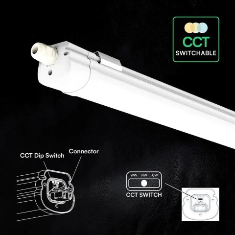 36W LED WP G-SERIES ECONOMICAL TUBE 120CM CCT: 3IN1