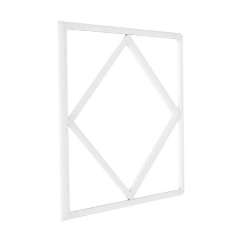 64W LED DIAMOND-IN-SQUARE PANEL LIFUD DRIVER+QC 595x595MM FLICKER FREE 6500K