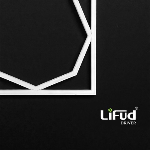 72W LED OCTAGON BORDERLINE PANEL DUAL LIFUD DRIVER 595x595MM FLICKER FREE 6500K