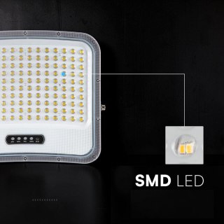 LED FLOODLIGHT WITH SOLAR PANEL 25W BLACK 3IN1 IP65