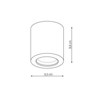 Light Prestige Faro oprawa natynkowa chrom IP65 1xGU10
