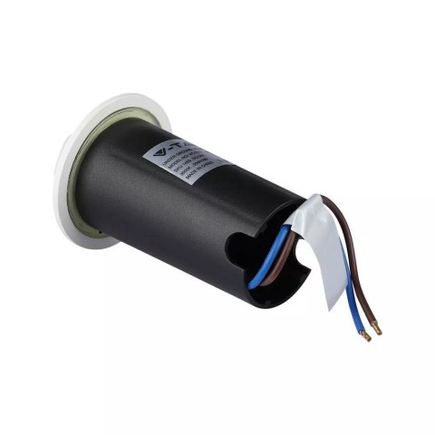 Oprawa gruntowa ogrodowa najazdowa V-TAC 1W LED biała 4-stronna IP67 VT-1171 6400K 50lm