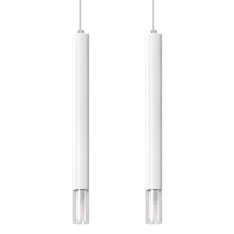 Sollux Lighting Lampa wisząca WEZYR 2 biała
