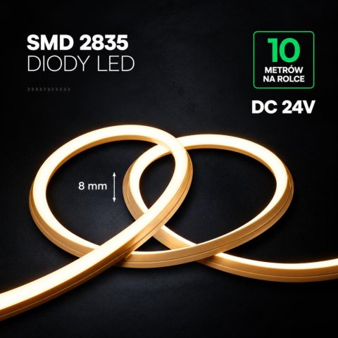11W/M LED Neon Strip Light 24V 4000K CRI90
