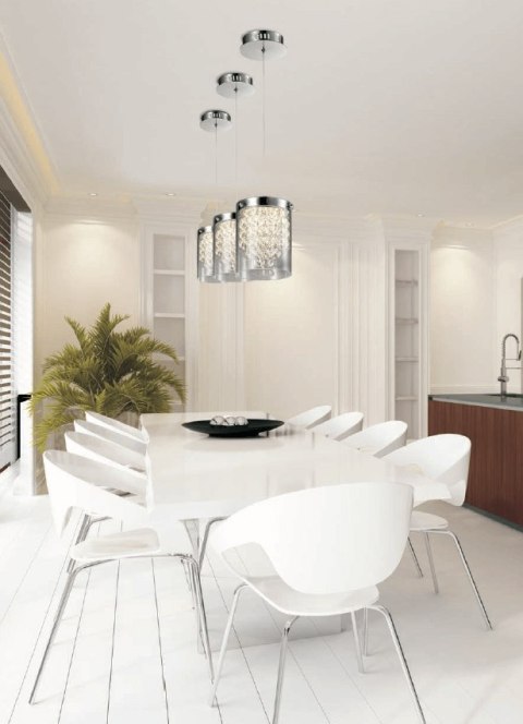 Lampa wisząca Cantos 1xLED transparentna LP-1114/1P