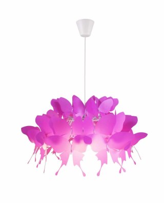 Lampa wisząca Farfalla ciemny róż 1xE27 Light Prestige