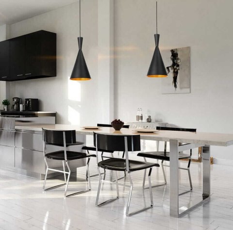 Lampa wisząca Garda 1xE27 czarna LP-42011/1P CZARNY