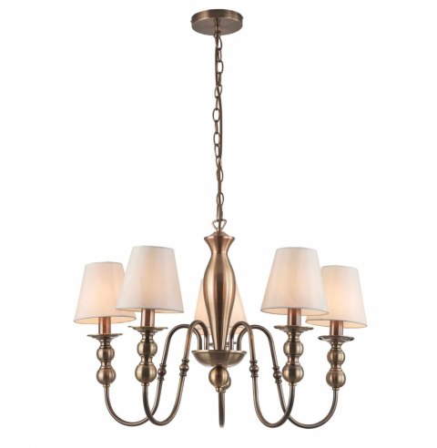 Lampa wisząca Grado 5xE14 patyna LP-888/5P