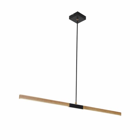 Lampa wisząca Lugano 1xLED brązowa/czarna LP-2828/1P -132