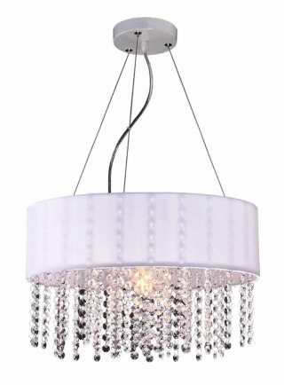 Lampa wisząca Madryt 1xE27 biała LP-81458/1P WH