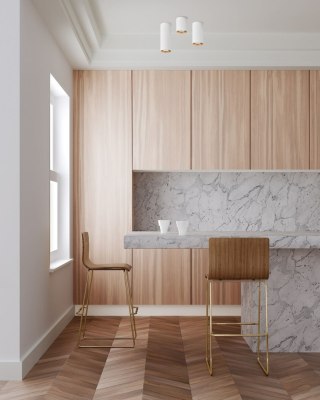 Tuba natynkowa Manacor 17 cm biała 1xGU10 Light Prestige