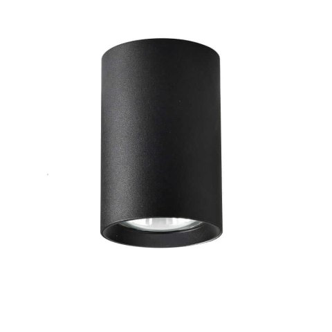 Tuba natynkowa Manacor 9 cm czarna 1xGU10 Light Prestige