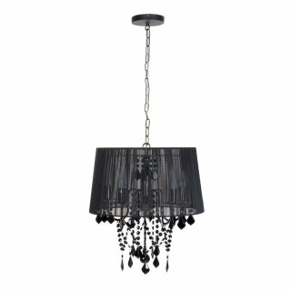 Żyrandol Lampa wisząca Mona 3xE14 czarna LP-5005/3P czarna