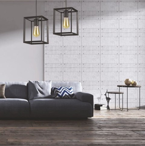 Lampa wisząca Napoli 1xE27 czarna LP-4146/1P-BL