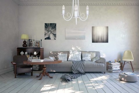 Lampa ścienna Perła kinkiet biała LP-020/1W white