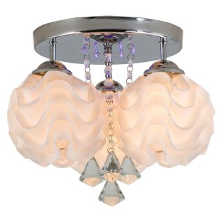 Light Prestige Ozdobny plafon Sada srebrny 3xE14 plus LED