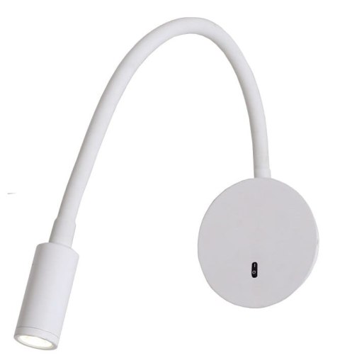 Kinkiet na elastycznym wysięgniku Senise biały LED 3000K Light Prestige