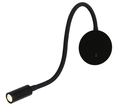 Kinkiet na elastycznym wysięgniku Senise czarny LED 3000K Light Prestige