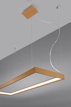 Żyrandol TUULA L złoty LED 4000K