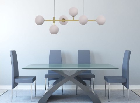 Lampa wisząca Alisa złota 6xE14 Light Prestige