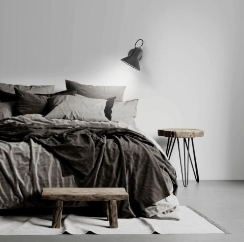 Kinkiet Astama czarny 1xE27 Light Prestige