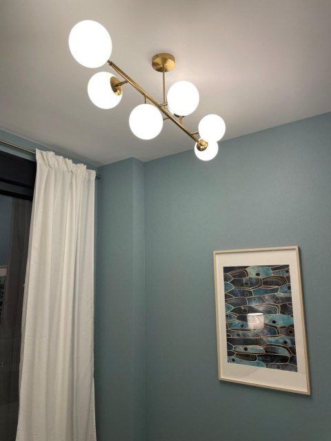 Lampa wisząca Dorado 8 złota 8xE14 Light Prestige