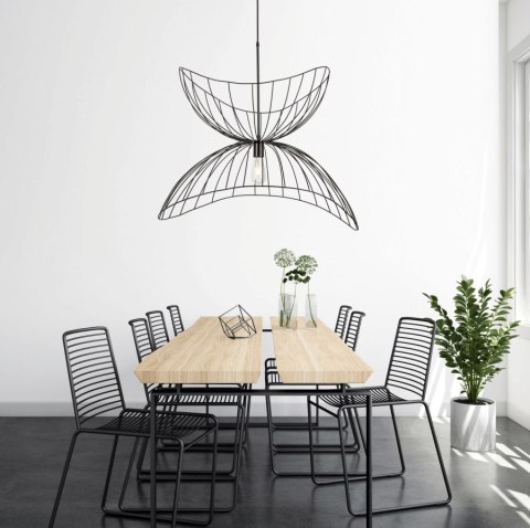 Flower lampa wisząca czarna LP-010/1P BK