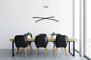 Lampa wisząca Halifax 2xLED czarna LP-940/2P 4BK