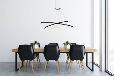 Lampa wisząca Halifax 2xLED czarna LP-940/2P 4BK