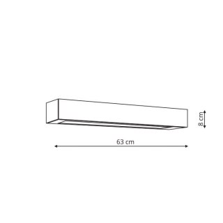 Light Prestige Ibros sufitowy czarny średni 18W 3000K IP44
