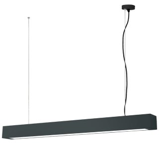 Light Prestige Ibros wiszący czarny duży 24W 4000K IP20