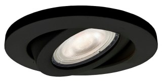 Ruchome oczko podtynkowe Lagos czarne IP20 1xGU10 Light Prestige