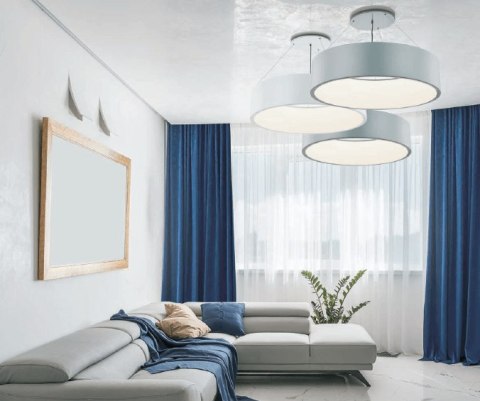 Lampa wisząca Malaga 1xLED czarna LP-622/1P BK