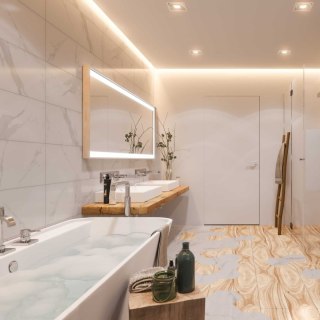 Oprawa podtynkowa Metis biała 1xGU10 Light Prestige