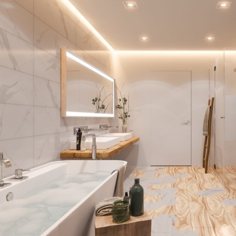 Oprawa podtynkowa Metis 2 biała 2xGU10 Light Prestige