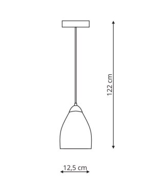 Lampa wisząca Niki 1xE14 LP-567/1P