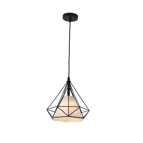 Lampa wisząca Nola 1xE27 czarna LP-076/1P BK