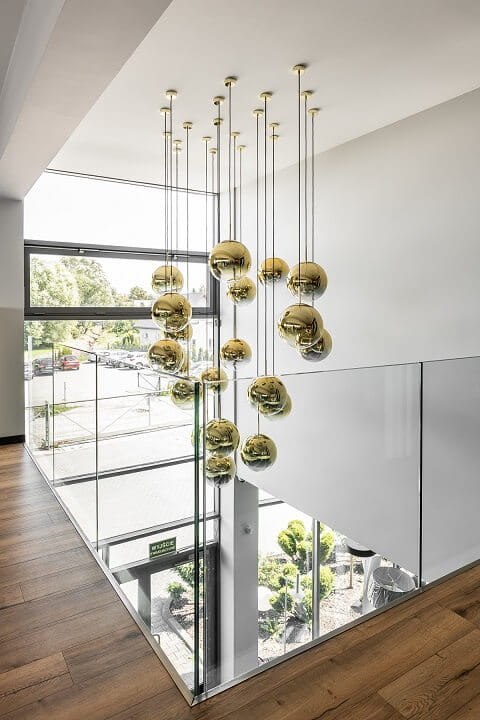 Lampa wisząca Palla złota 1xE14 Light Prestige