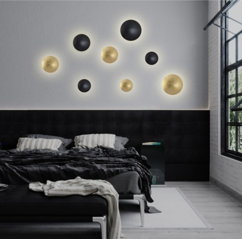 Plafon Platillo duży 1xLED czarny LP-8102/1C-18W BK