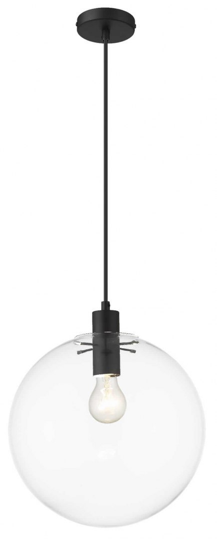 Light Prestige Lampa wisząca Puerto czarna 1xE27