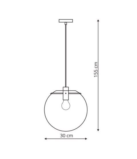 Light Prestige Lampa wisząca Puerto czarna 1xE27