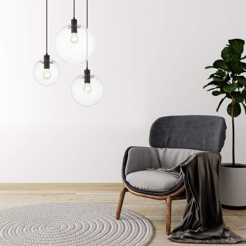 Lampa wisząca Puerto średnia 1xE27 złota LP-004/1P M GD