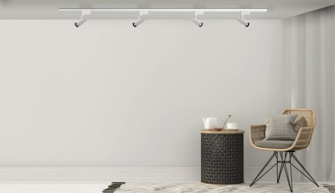Zestaw oświetlenia szynowego Snow SET 1F biały 4xGU10 Light Prestige